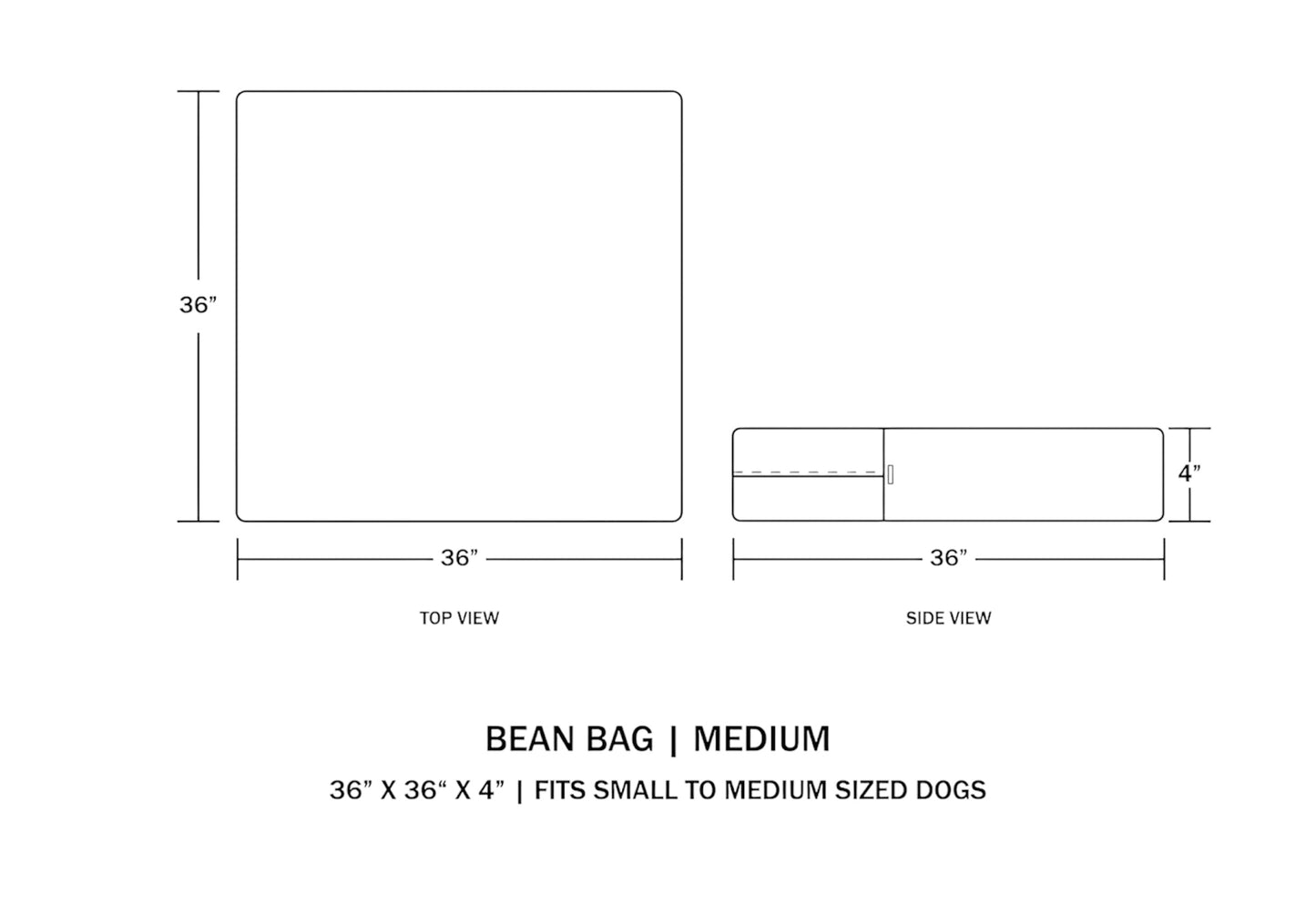 Doggie Bean Bags-Medium