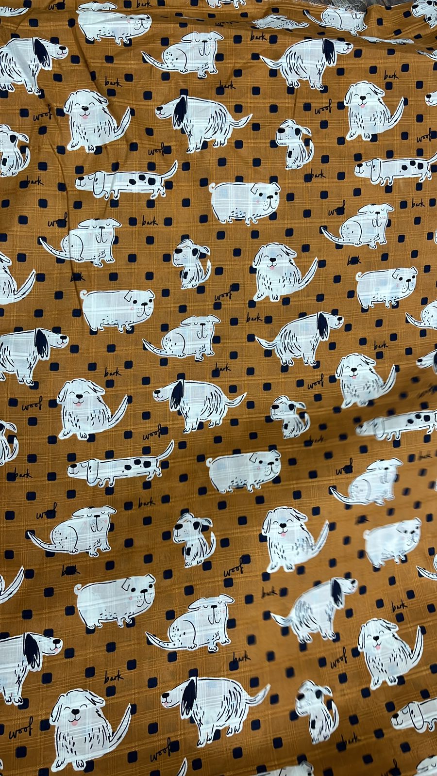 Cotton Waterproof Car Seat Cover- Chonky Dogs