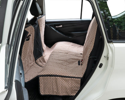 Cotton Waterproof Dog Car Seat Cover- Half N Half