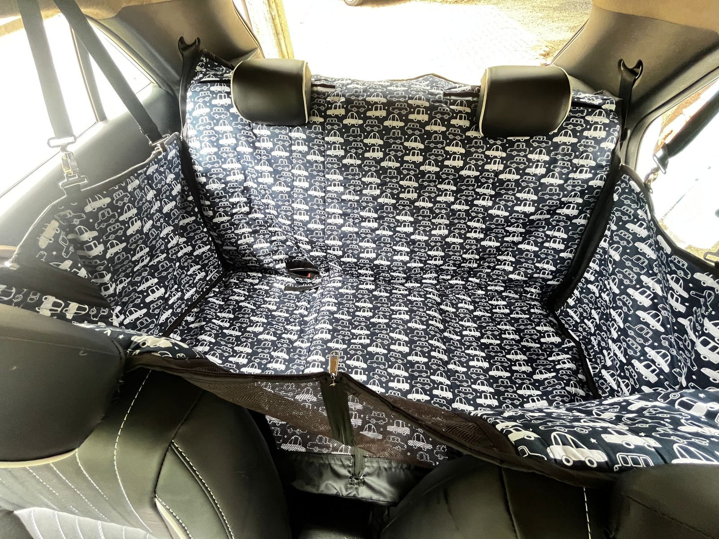 Stretch me legs more Dog Car Seat Cover