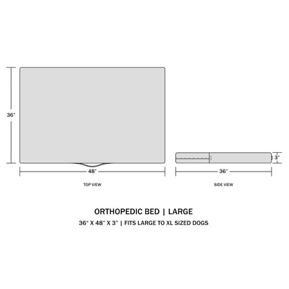 Orthopaedic Dog Bed- Large