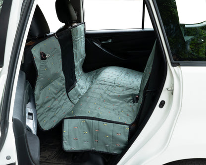 Cotton Waterproof Dog Car Seat Cover- Half N Half