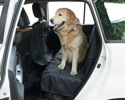 Cotton Waterproof Dog Car Seat Cover- Half N Half