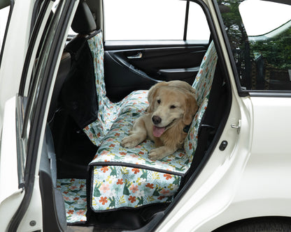 Cotton Waterproof Dog Car Seat Cover- Half N Half
