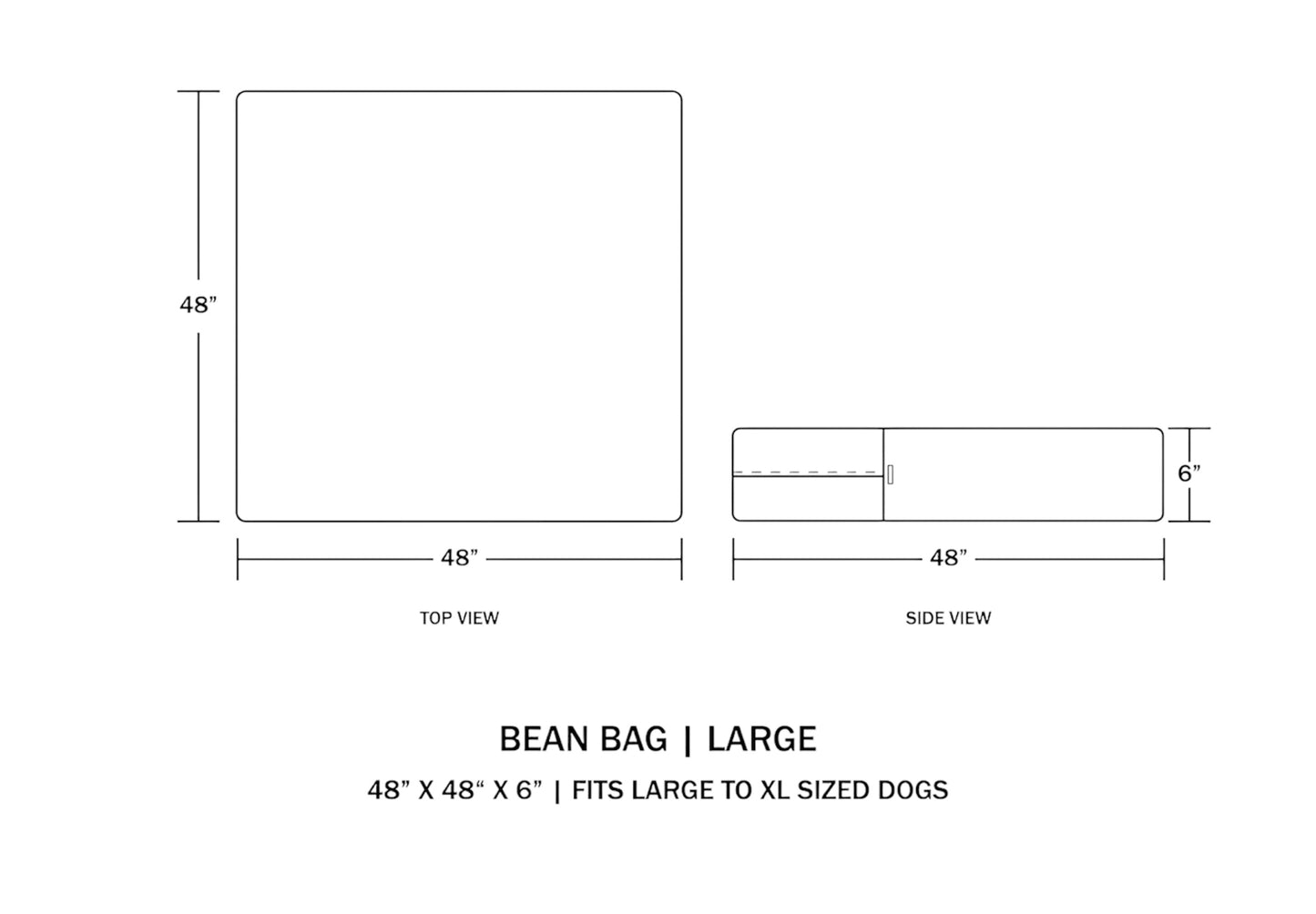 Doggie Bean Bags- Large