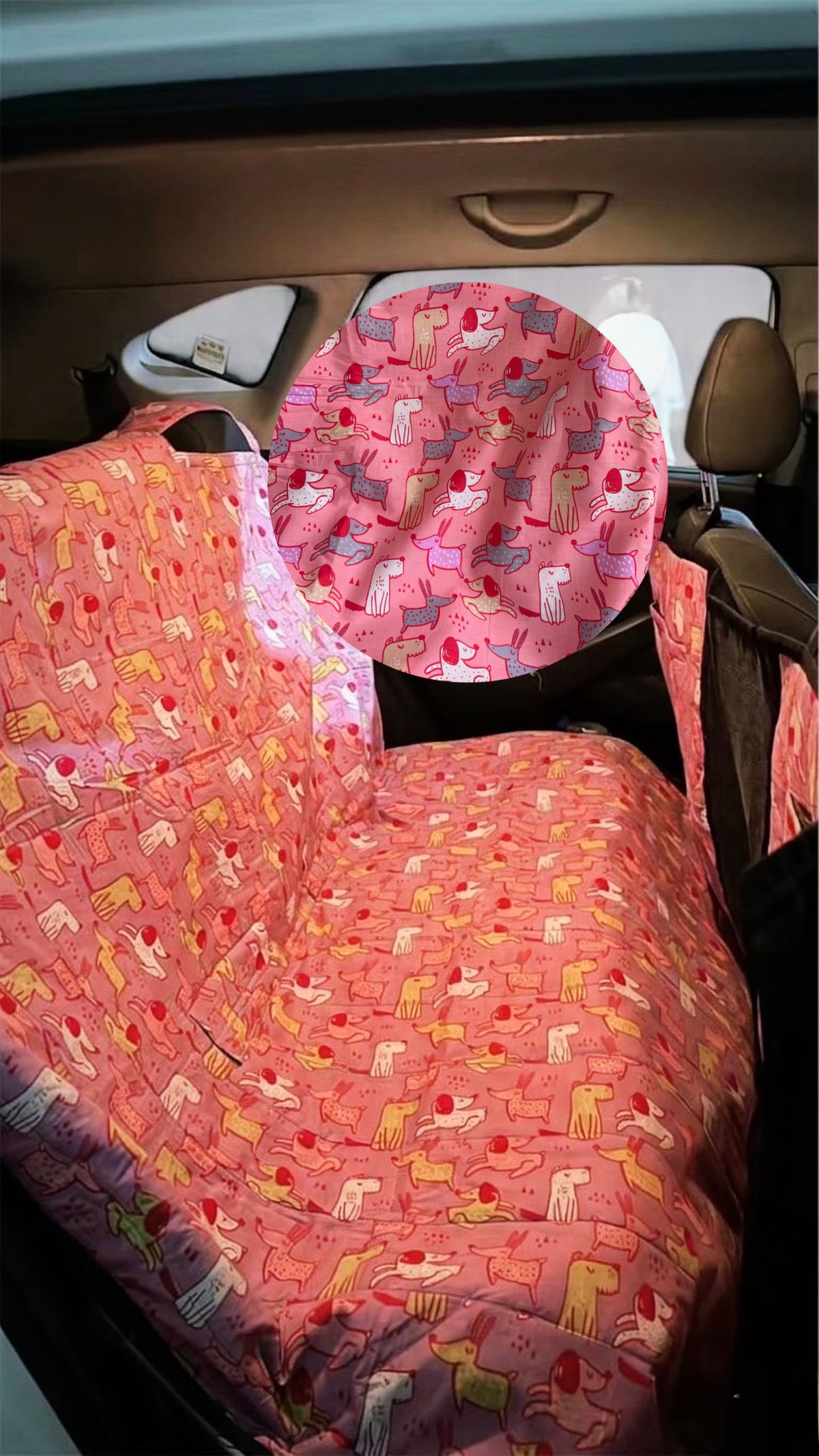 Cotton Waterproof Dog Car Seat Cover- Extra Long (Copy)