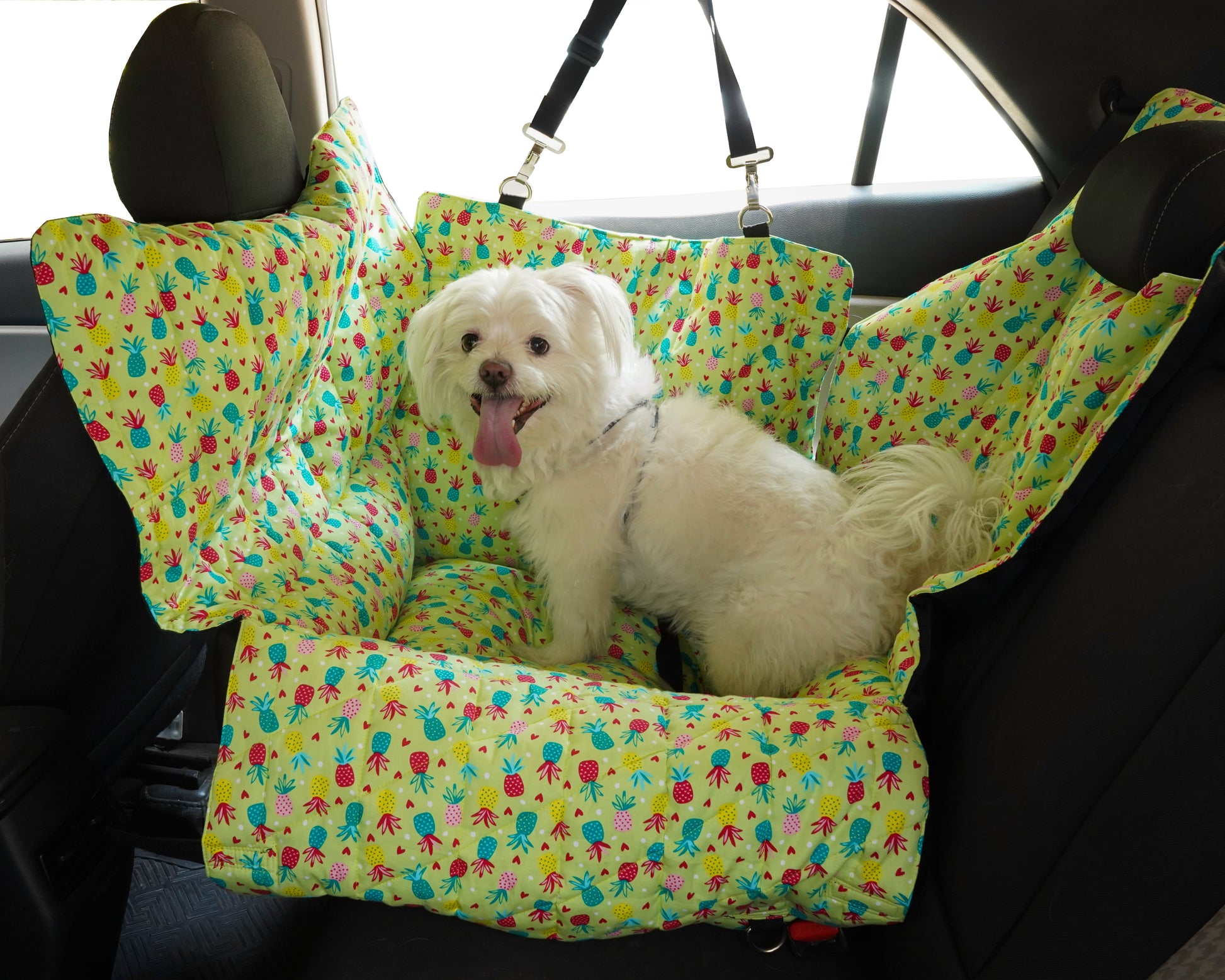 Booster Seat for dogs who need a dedicated space for dogs. This doubles up as a bed. 